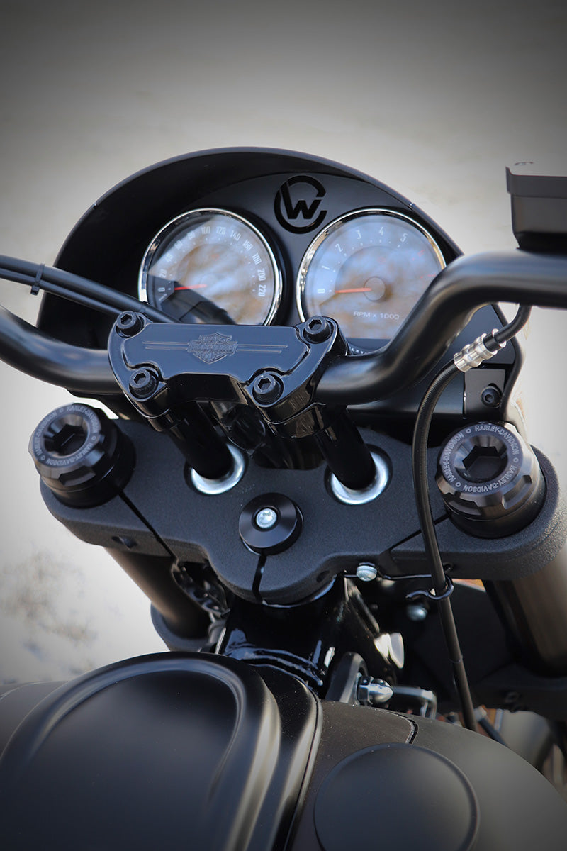 Cult-Werk Dash Cover Set with speedometer offset (for Low Rider S from 2018-2021)