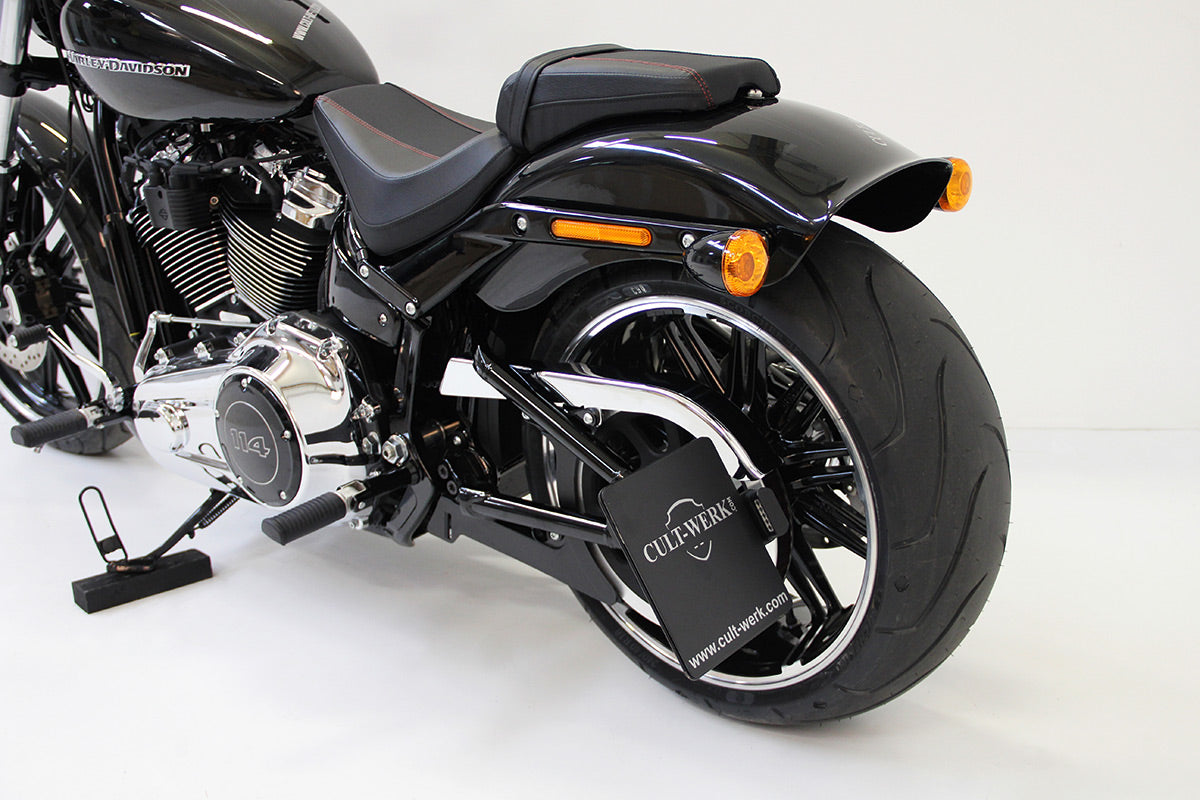 License plate holder with TÜV (for Softail from 2018)