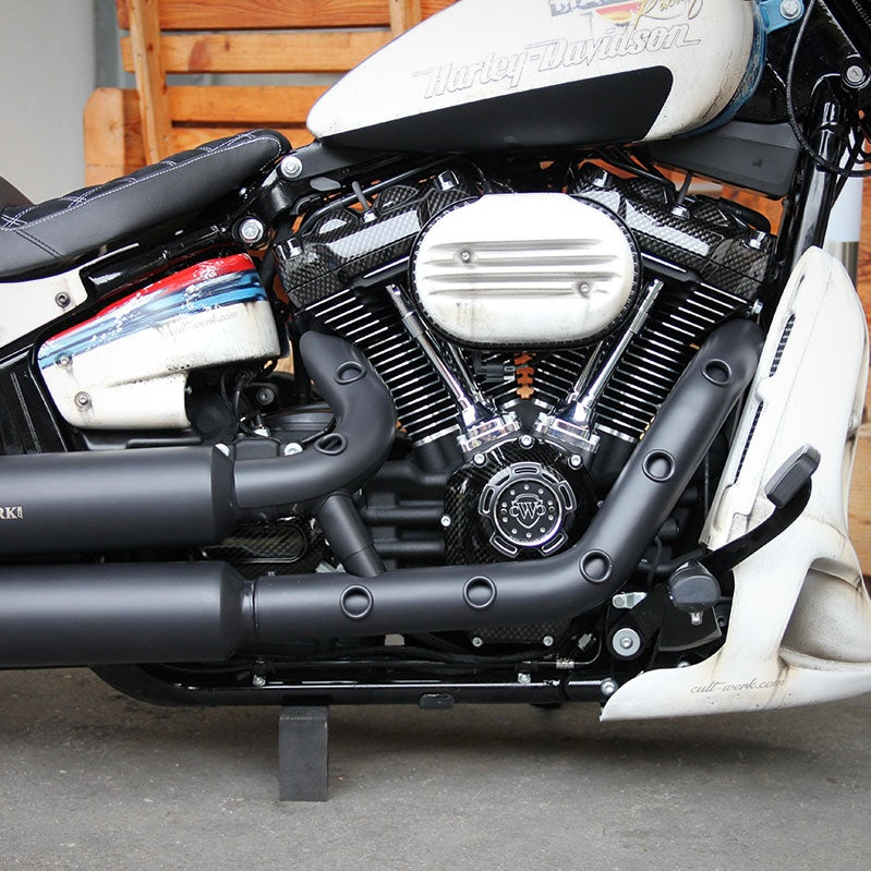 Cult-Werk Luftfilterdeckel RACING (für Softail ab 2018 & Touring ab 2021)