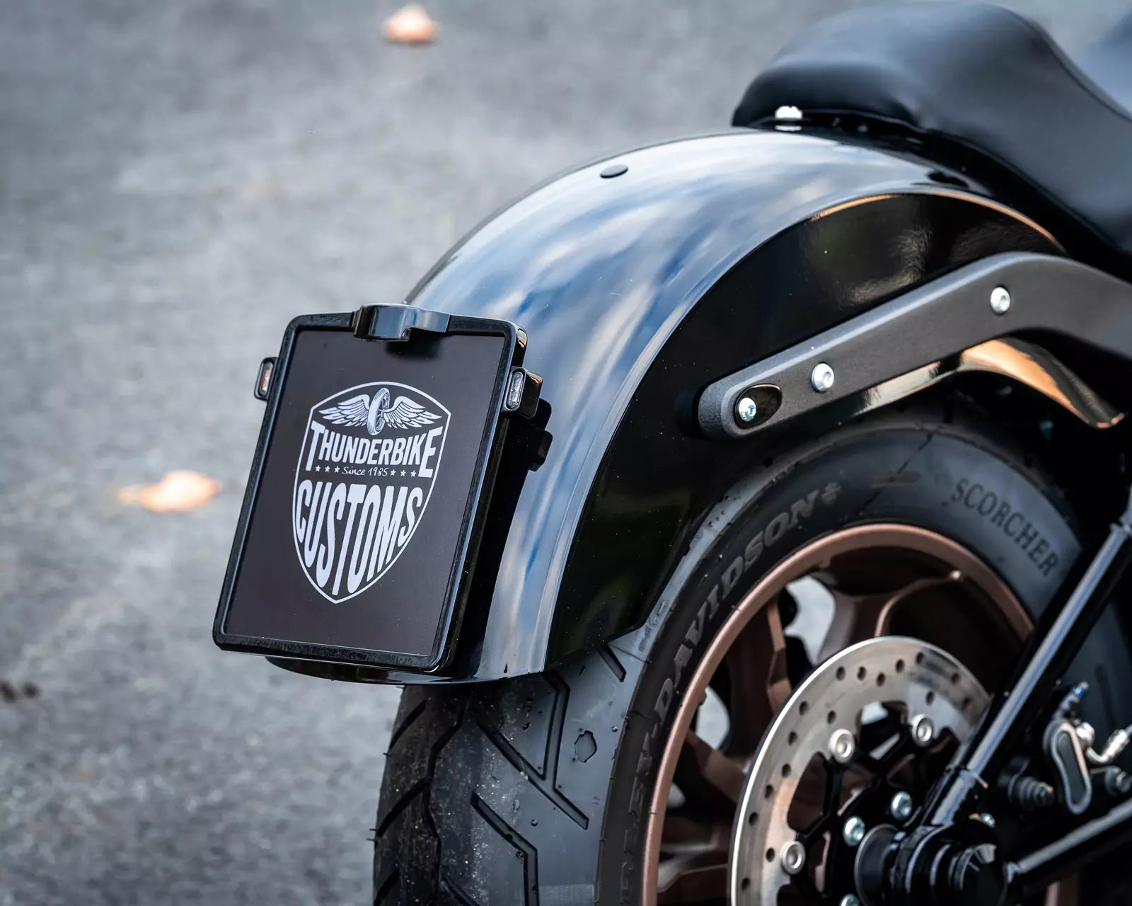 Thunderbike license plate holder Down&Inside (for various models)