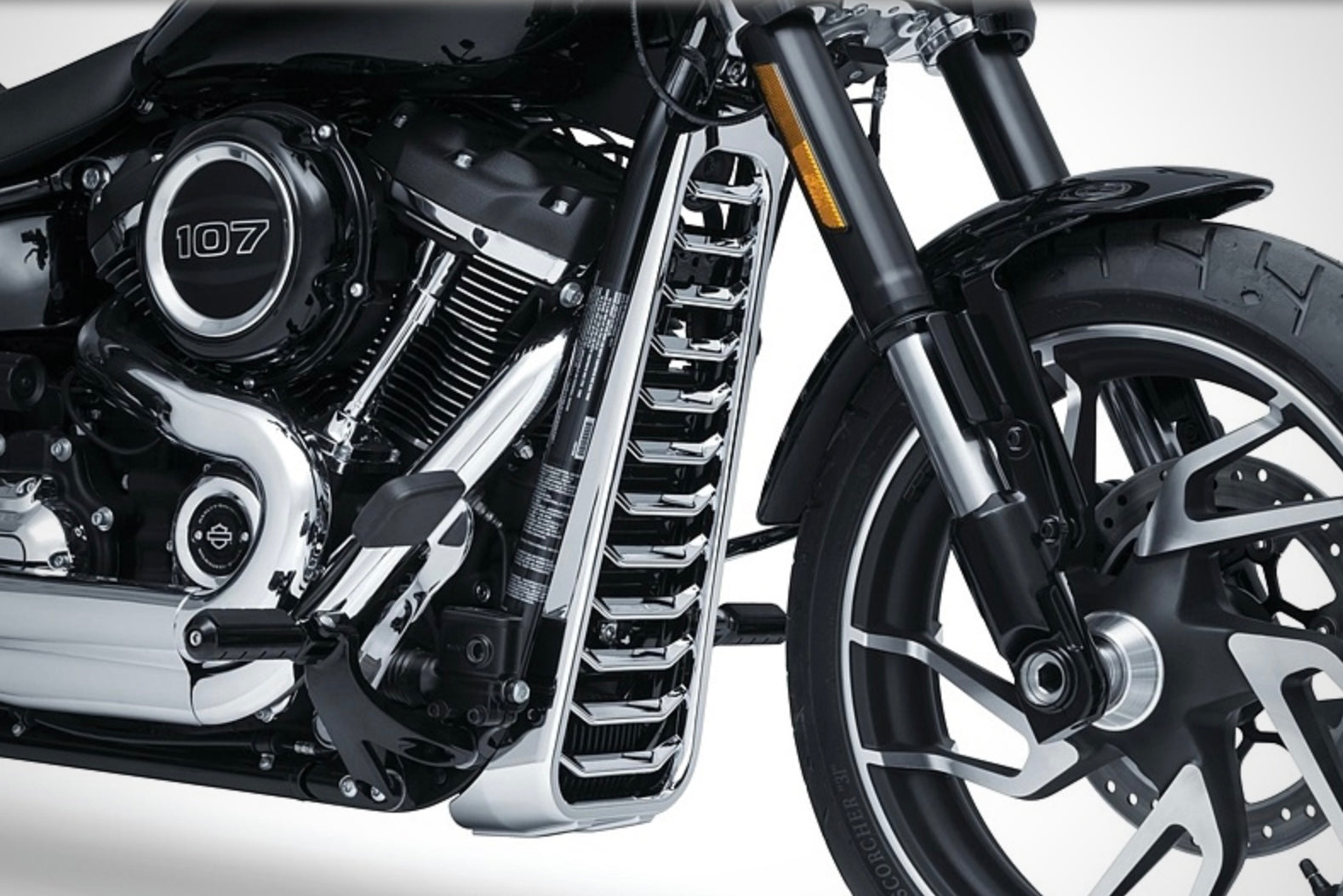 Radiator Cover V1 (for Softail from 18)
