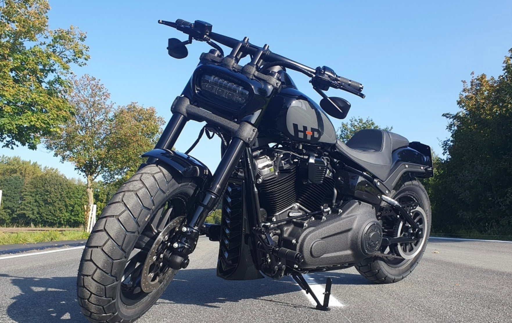 Radiator cover V2 (for Softail from 18)