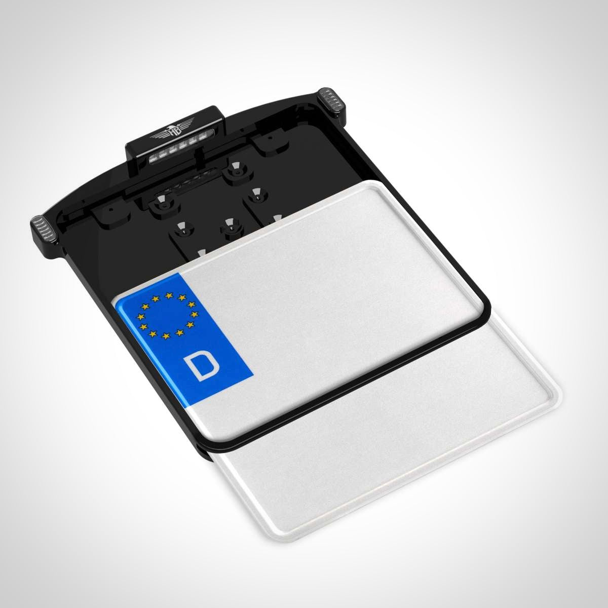 Heinzbikes license plate holder all-in-one micro 3in1