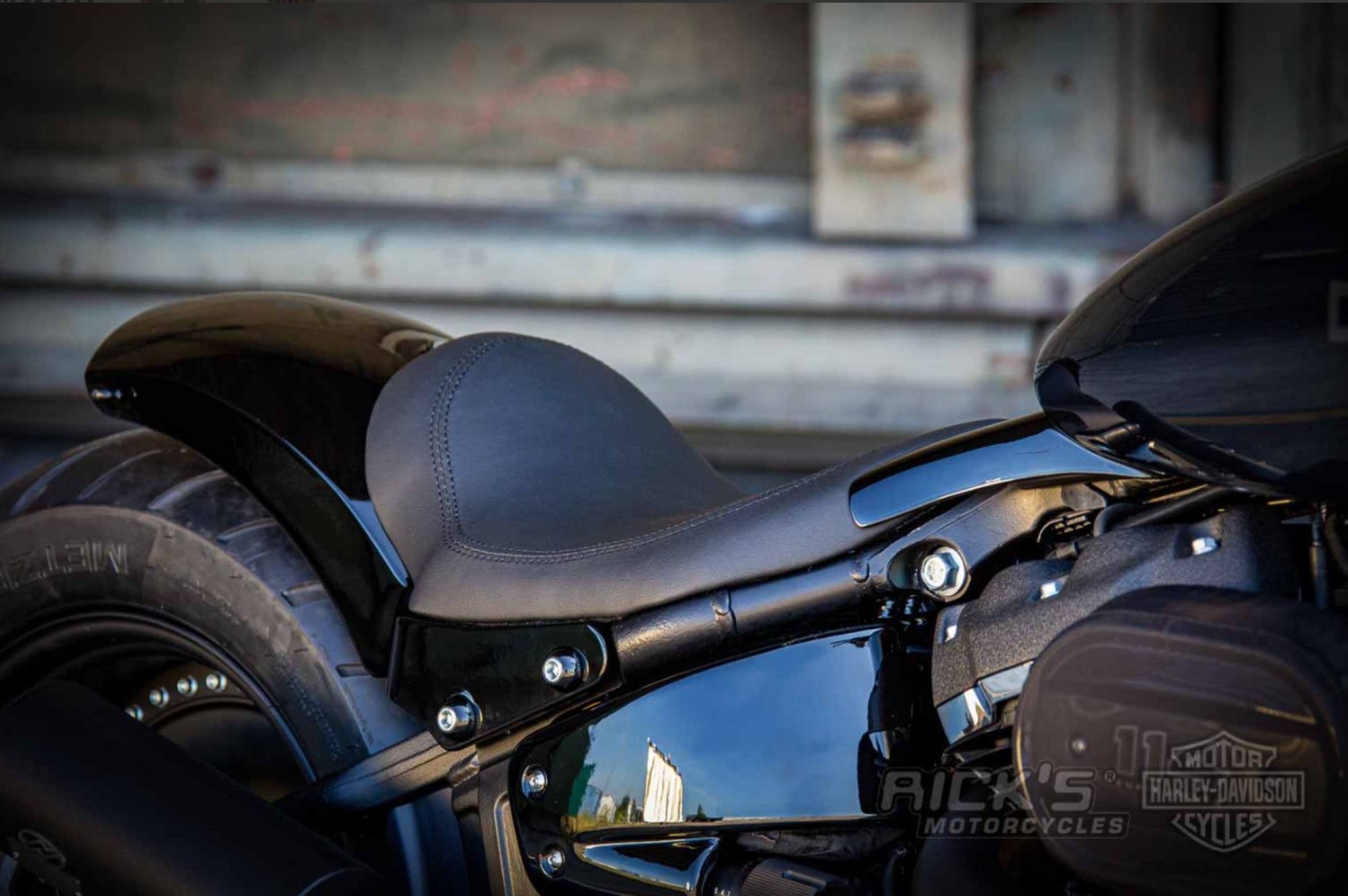 Marco estrecho del guardabarros trasero de Rick (para Softail con motor Milwaukee-Eight de 2018)