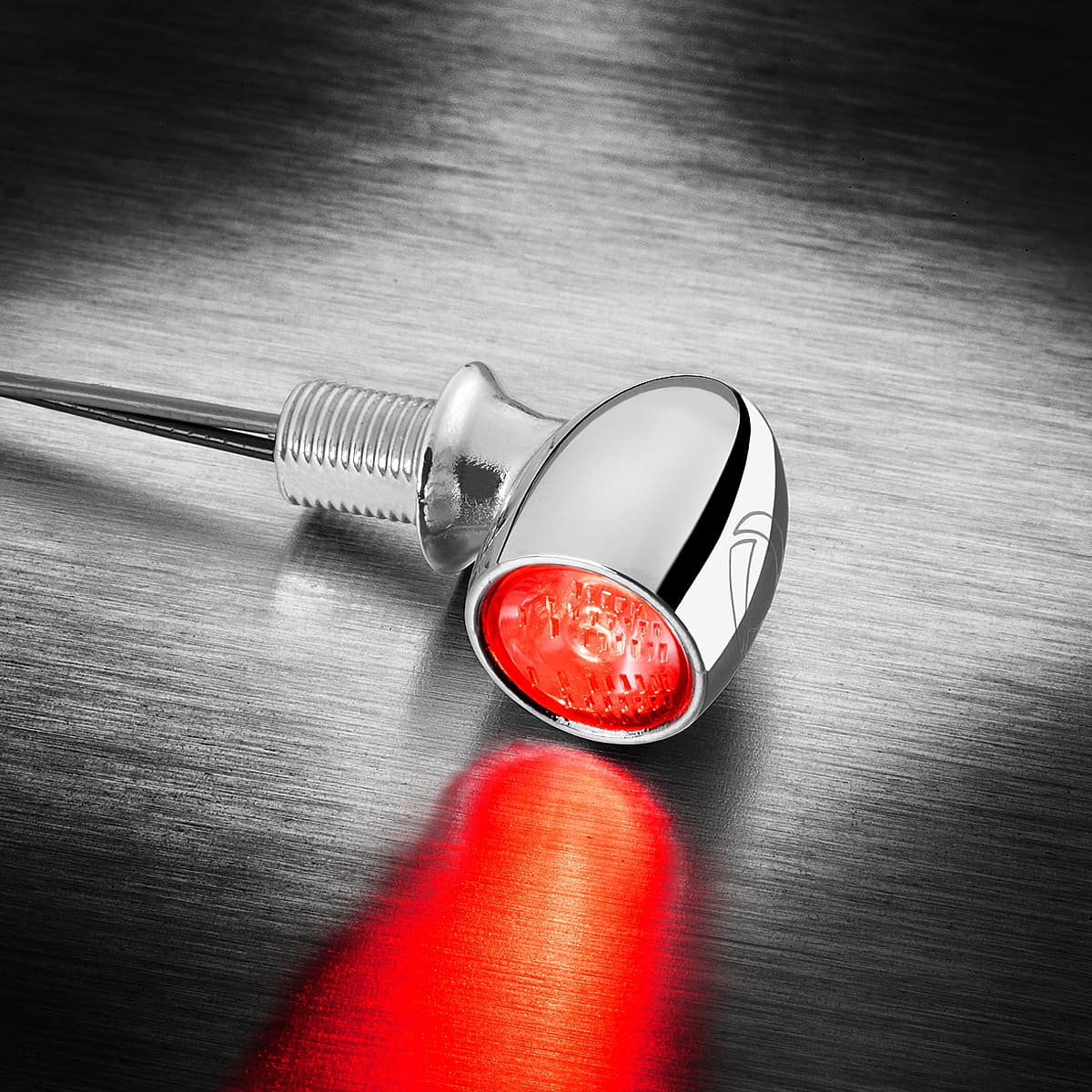 Kellermann Atto® RB vm rear & brake light, chrome, rear center (vertical)