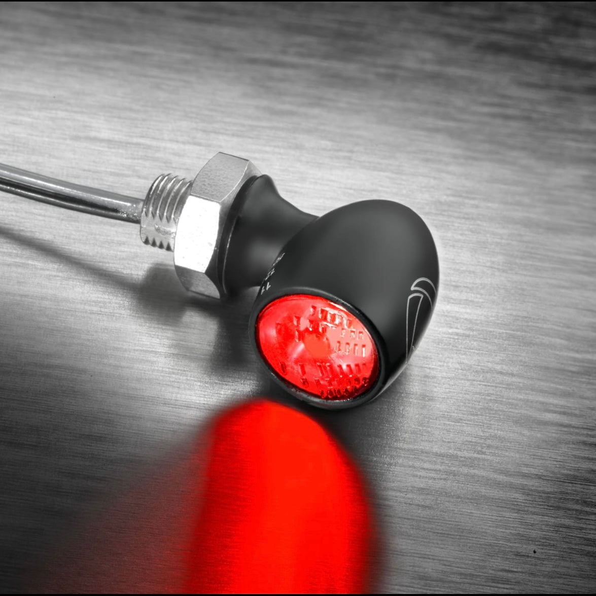 Kellermann Atto® RB vm rear & brake light, black, rear center (vertical)