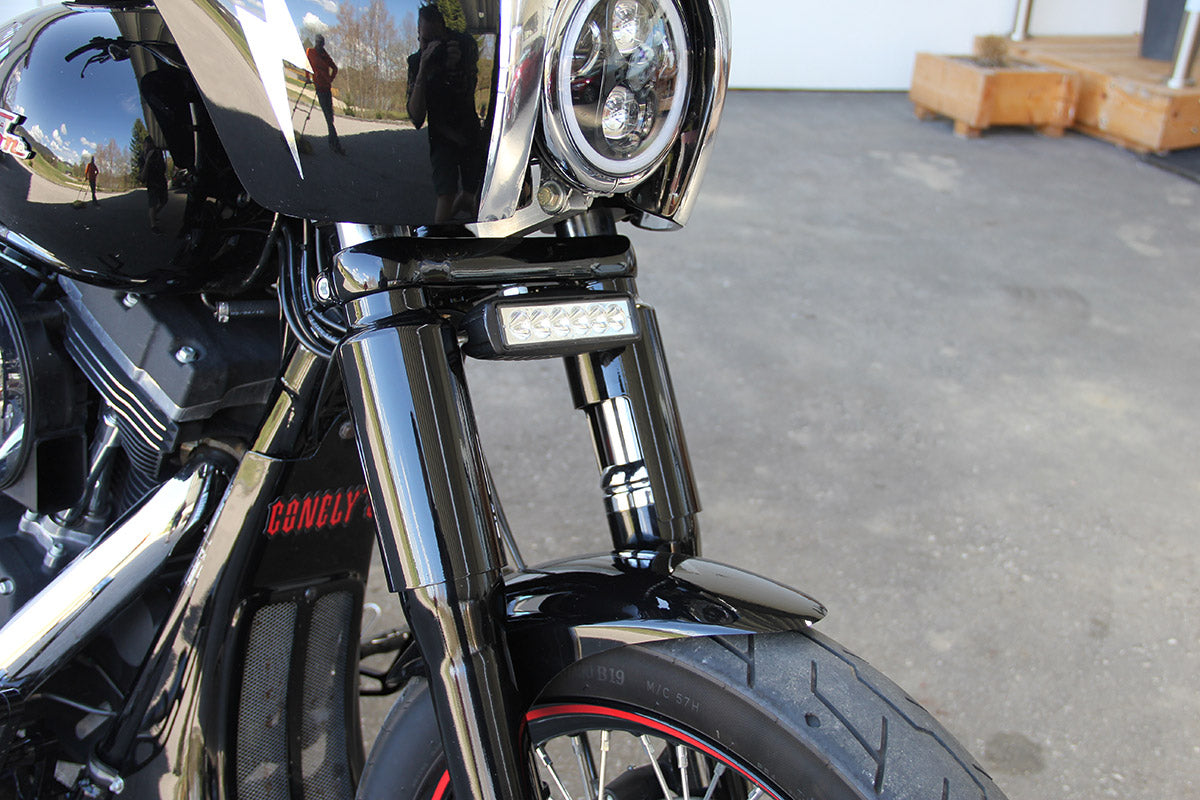 Cult-Werk Cover für die untere Gabel (für Dyna 07-17 & Street Bob ab 18)