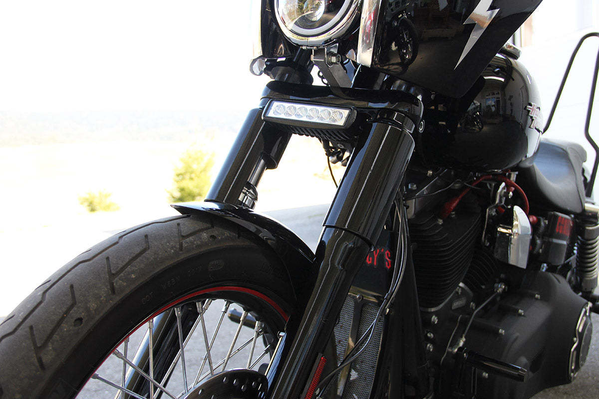 Cult-Werk Cover für die untere Gabel (für Dyna 07-17 & Street Bob ab 18)
