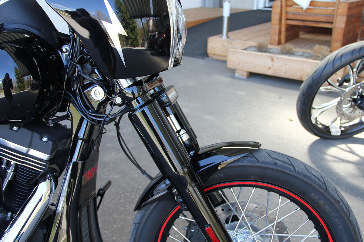 Cult-Werk Cover für die untere Gabel (für Dyna 07-17 & Street Bob ab 18)