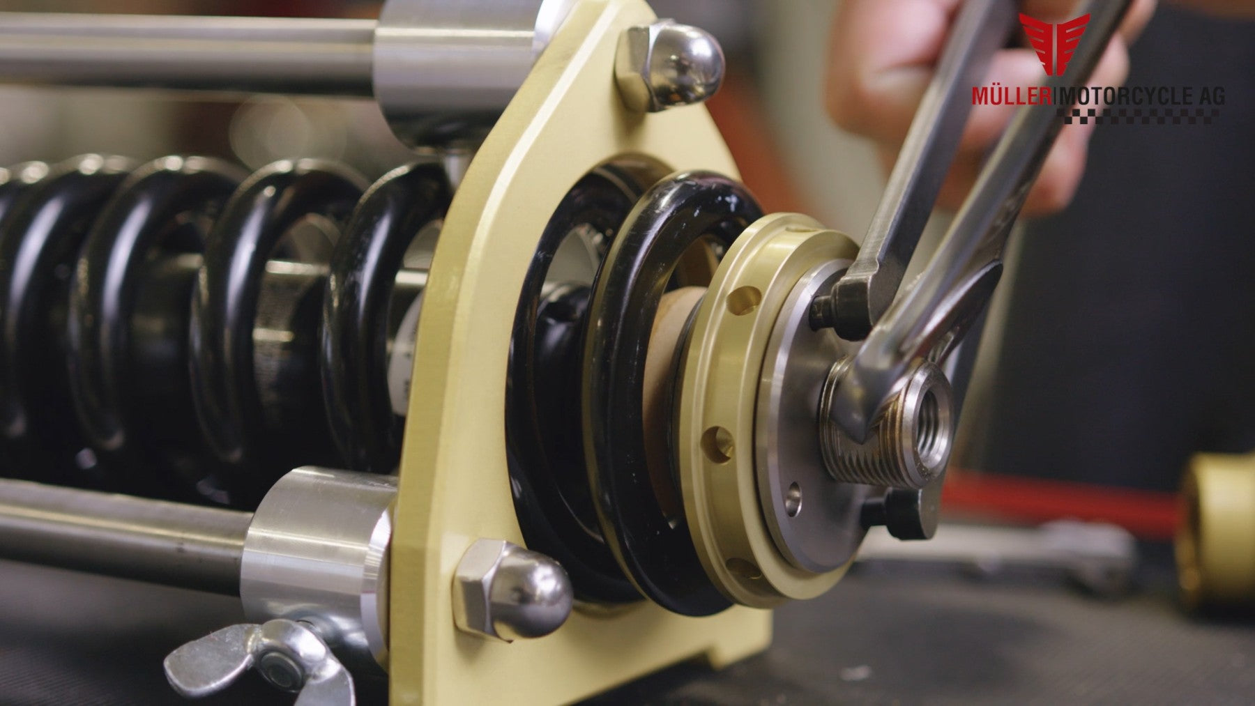 Müller Federbeinpresse (für Montage Tieferleger)