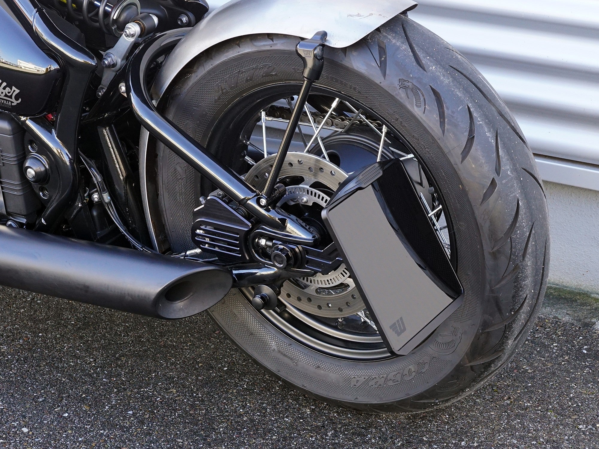 Wunderkind-Custom Side License Plate Holder 2 Stripes (for various models)