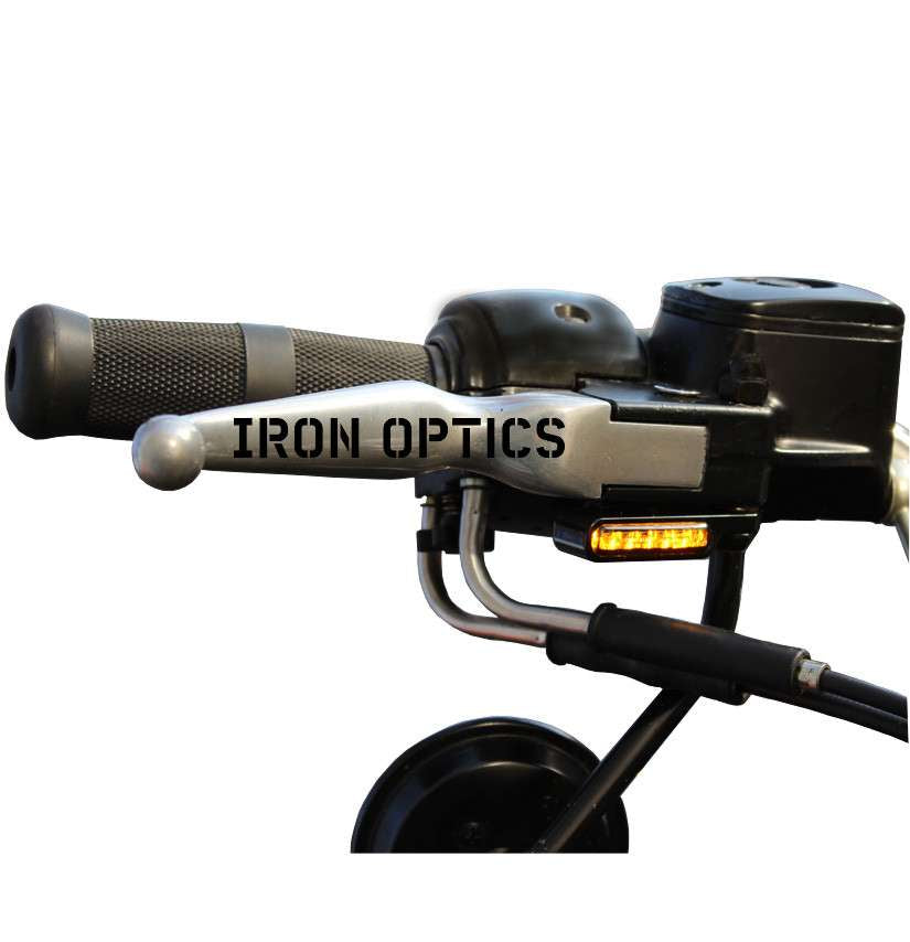 Iron Optics IOMP JAX LENKERARMATUREN BLINKER (für Softail ab 15, Touring ab 21)