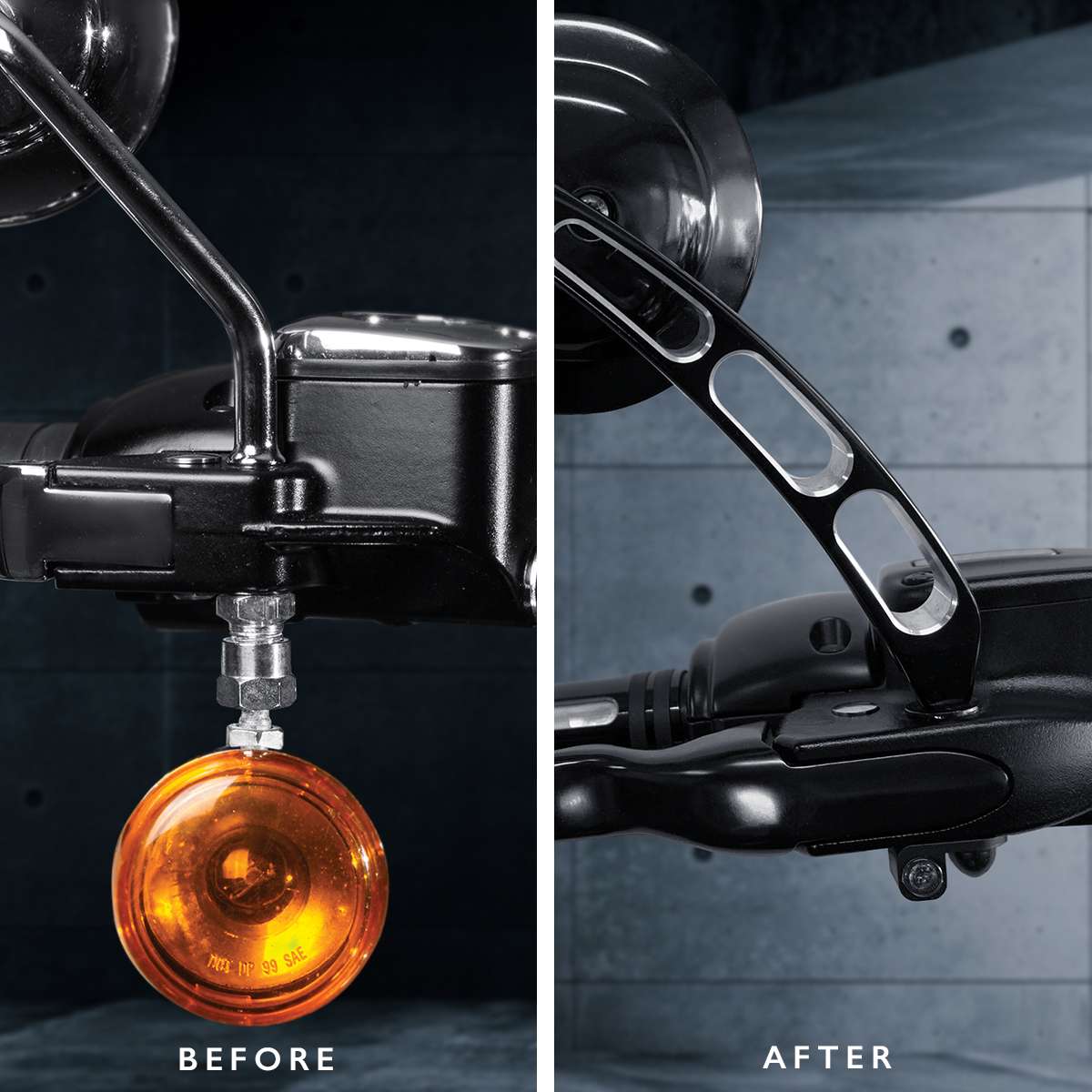 HEINZBIKES NANO BLINKER (für Softail ab 2018)