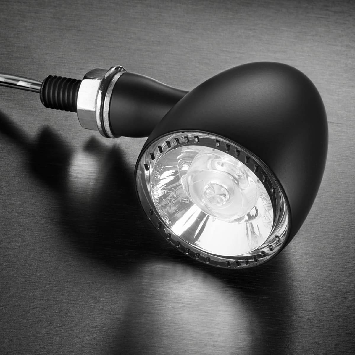 Kellermann Bullet 1000® PL White Blinker mit Positionslicht, schwarz, vorne beidseitig