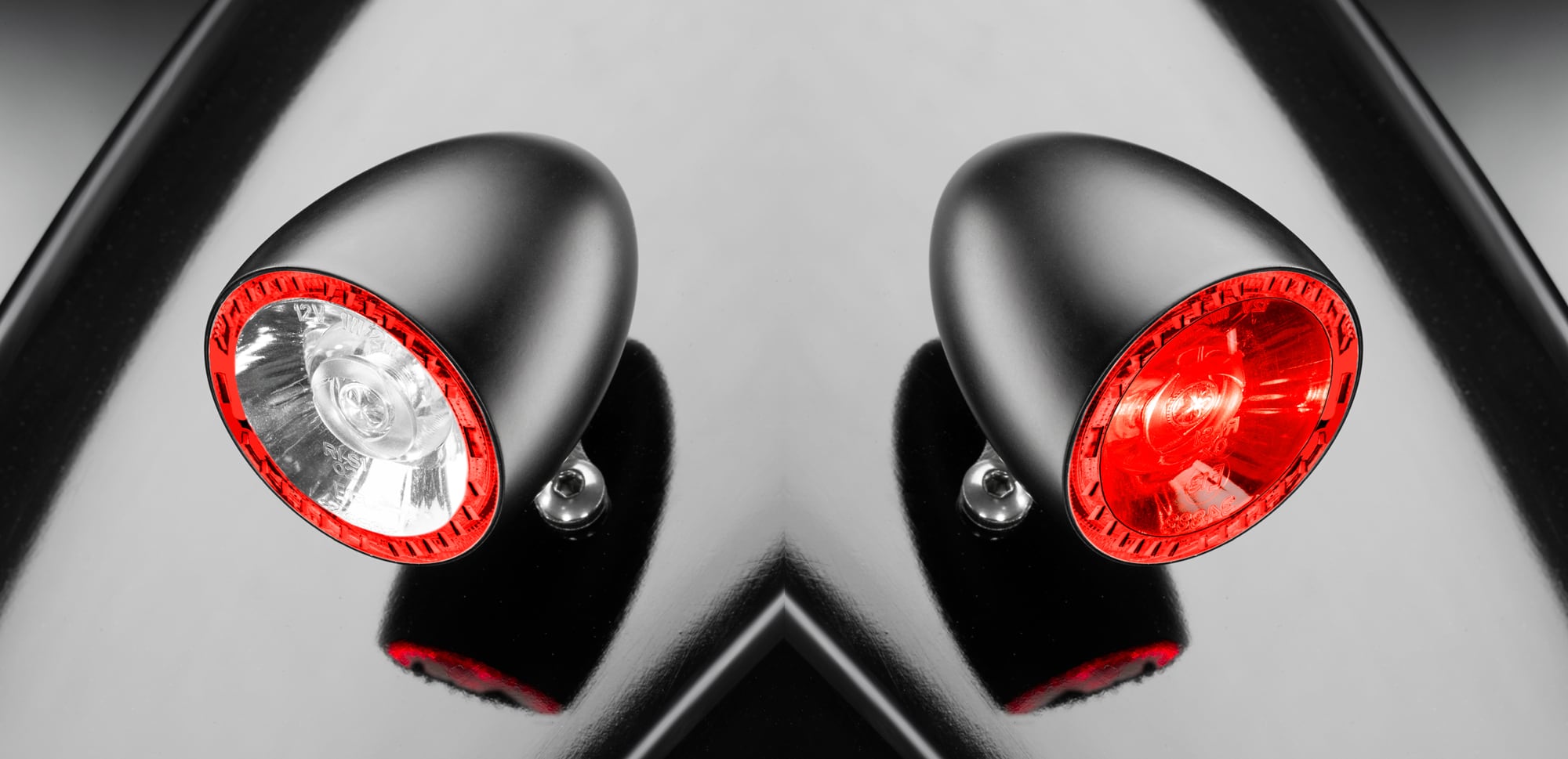 Kellermann Bullet 1000® RB rear & brake light, black, rear both sides