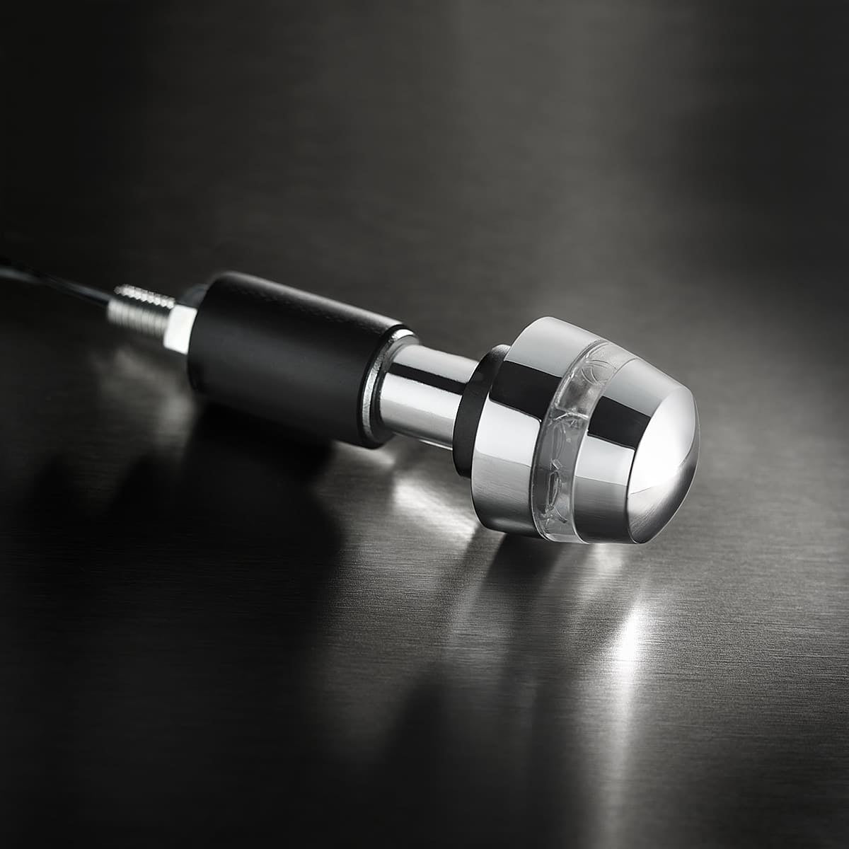 Kellermann BL 2000 handlebar end indicators, chrome, front both sides