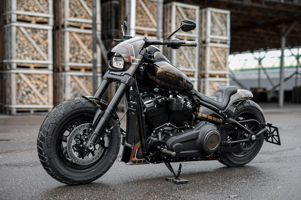 Killer Custom Cubre Radiador Agressor (para Softail con M8 desde 18)