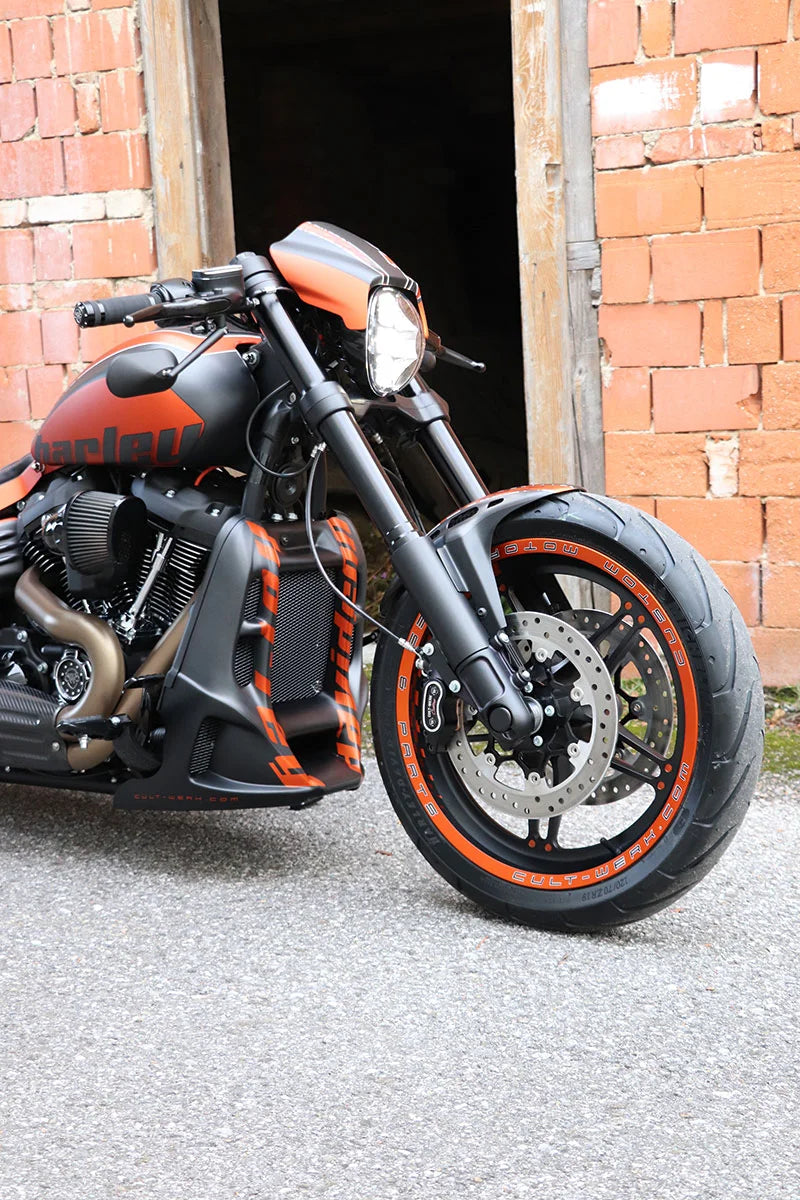 Cult-Werk Kühler Cover RACING (für Breakout ab 2018 & FXDR)