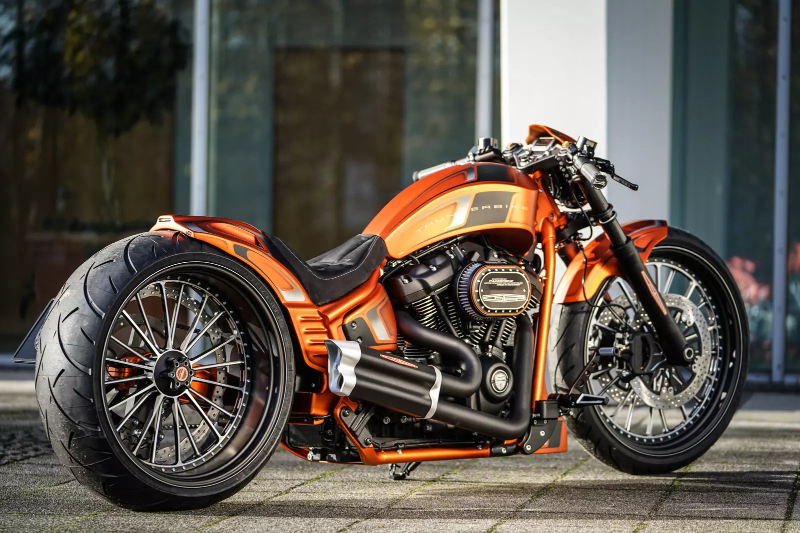 Thunderbike Custom Alu Tank GP-Style (für Softail ab 18-22)