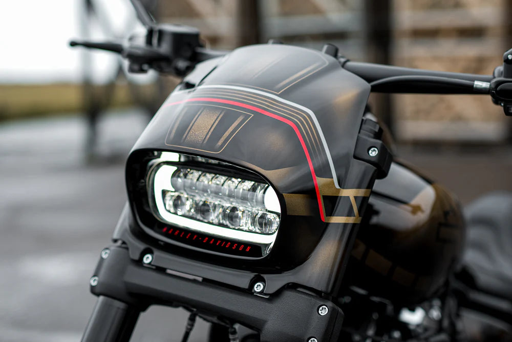 Killer Custom Scheinwerfer Verkleidung Aggressor (für Fat Bob ab 18)