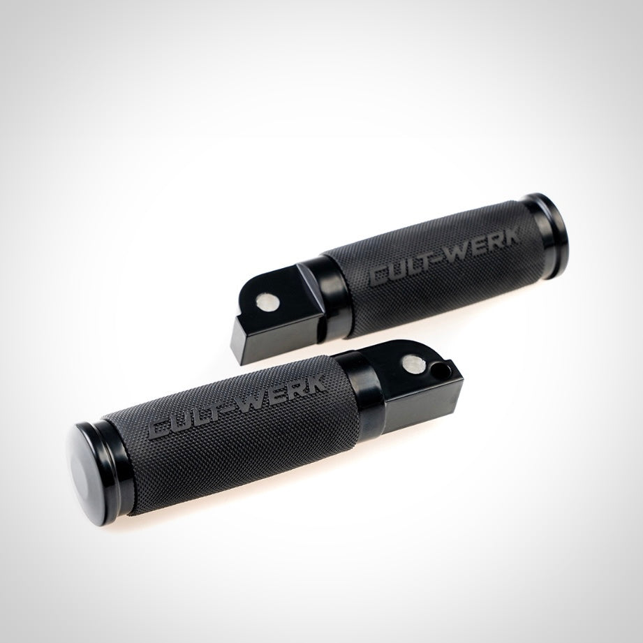 Cult-Werk passenger footrests RACING (for Softail from 2018)
