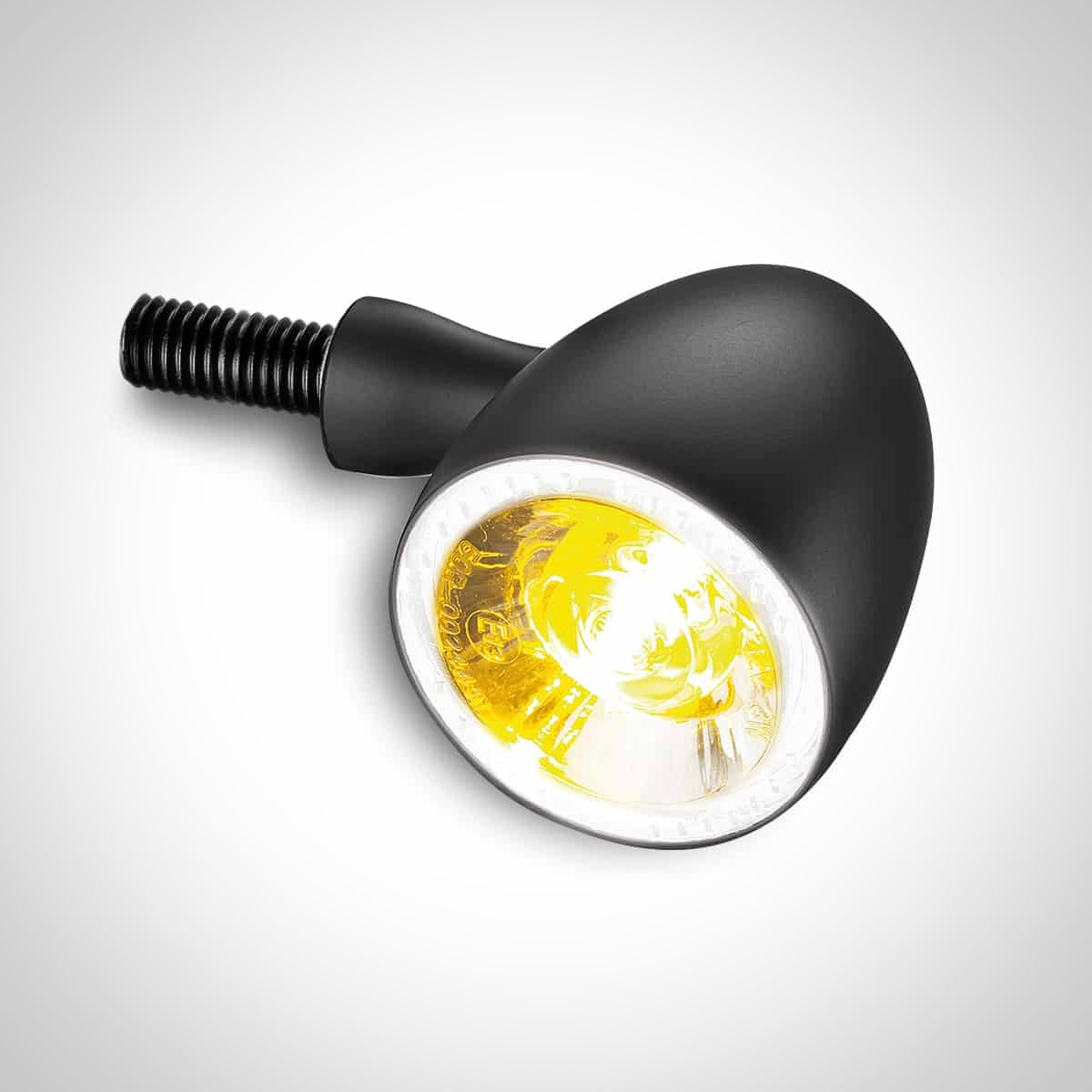 Kellermann Bullet 1000® PL White Blinker mit Positionslicht, schwarz, vorne beidseitig