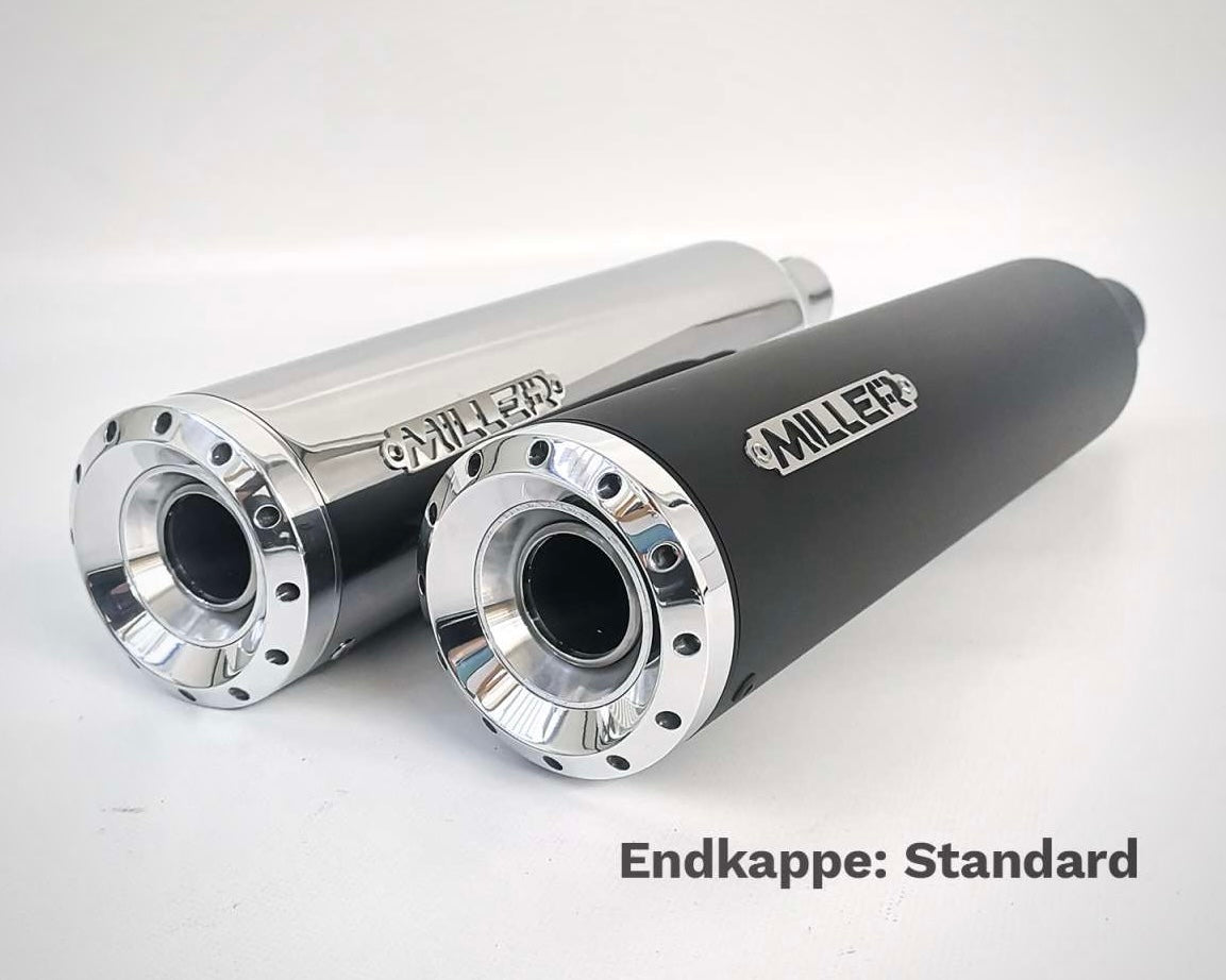 Miller Independence Abgasanlage Euro 4 (für Street Bob 107cui ab 18)