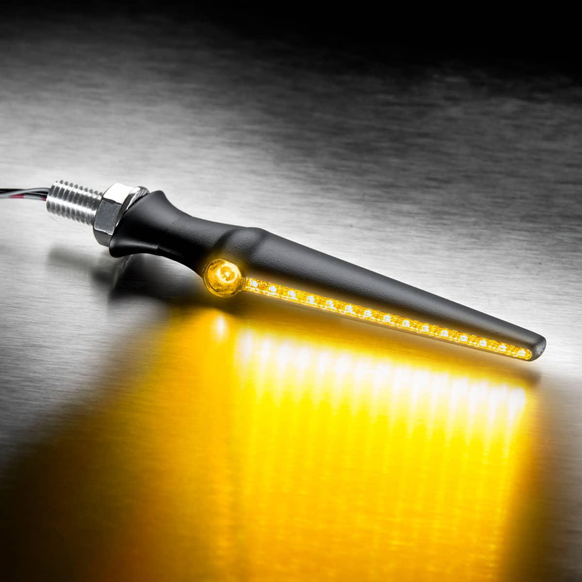 Kellermann Jetstream® CL Lauflichtblinker mit Positionslicht, schwarz, vorne beidseitig
