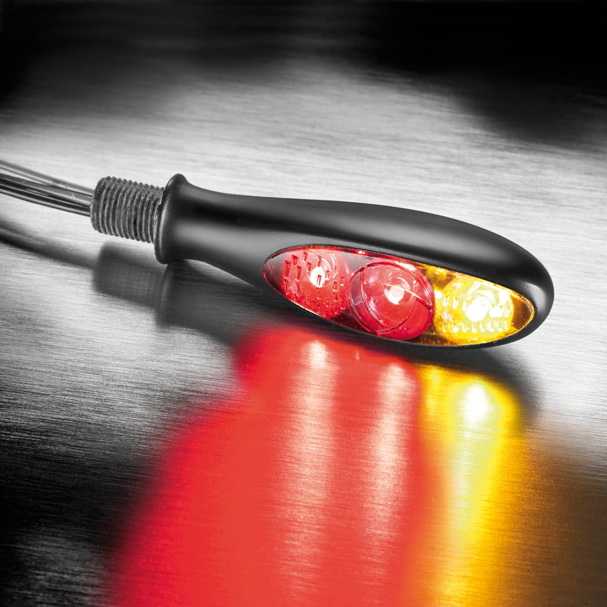 Kellermann Micro S DF Dark Blinker 3 in 1 schwarz, hinten beidseitig