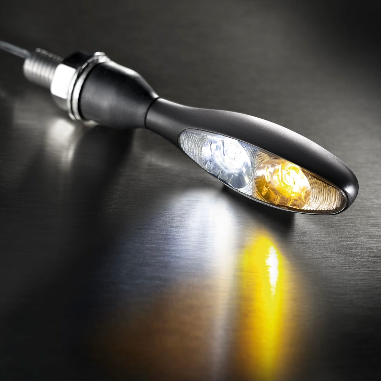 Kellermann Micro 1000® PL Blinker mit Positionsleuchte, schwarz, vorne beidseitig