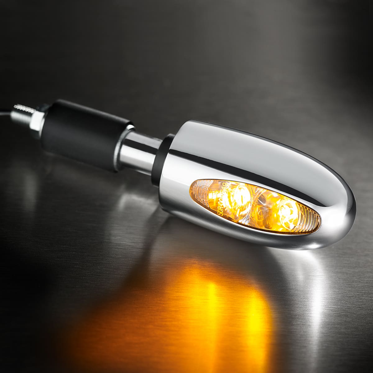 Kellermann BL 1000 Lenkerendenblinker, Chrom, vorne beidseitig