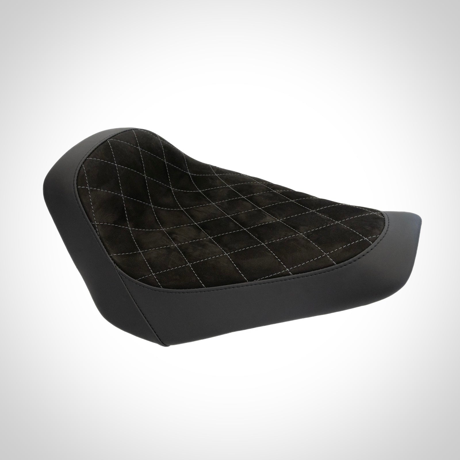 Asiento individual Thunderbike de cuero genuino Diamond Stitch (para Fat Boy y Breakout a partir de 18)
