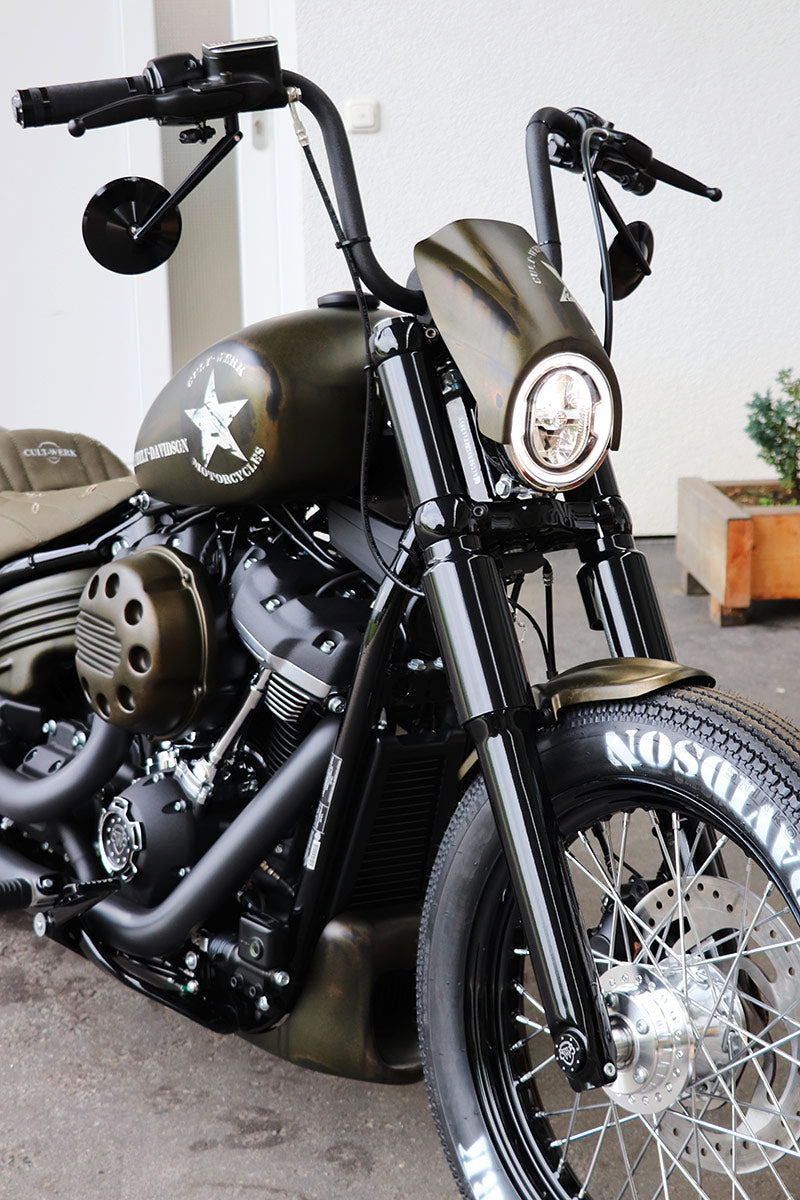 Cult-Werk headlight mask CUSTOM (for Street Bob &amp; Softail Standard from 2018)