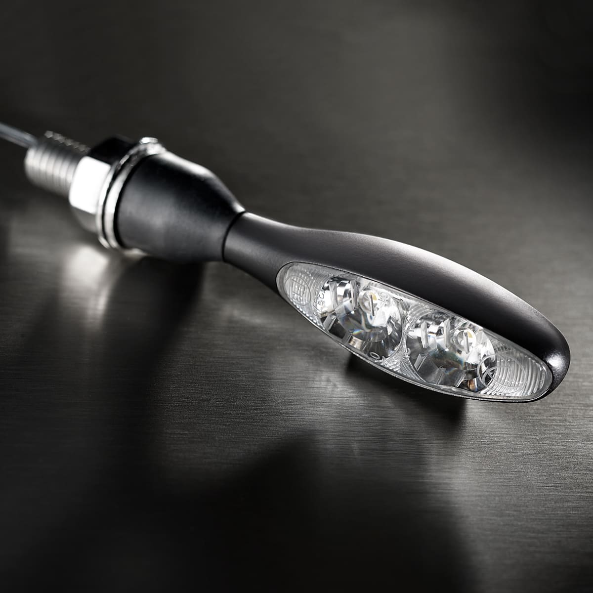 Kellermann Micro 1000® PL Blinker mit Positionsleuchte, schwarz, vorne beidseitig