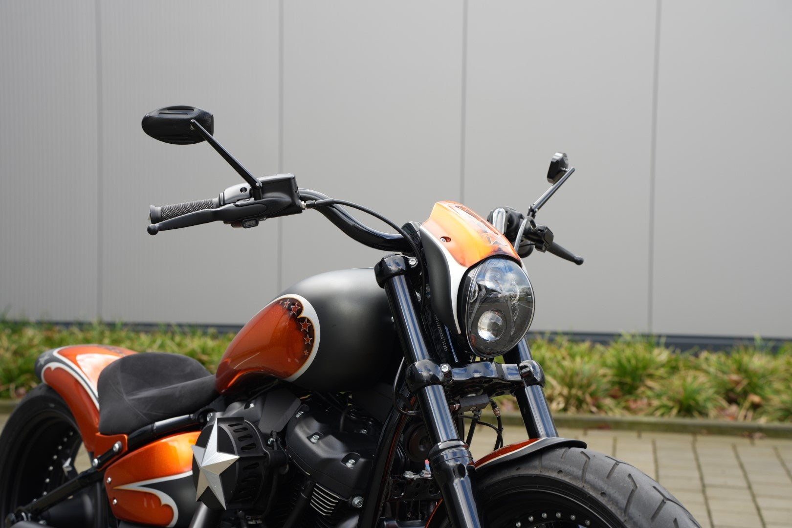 Thunderbike Headlamp Cap Alu LED Upgrade Kit (for Street-Bob &amp; Standard from 18)